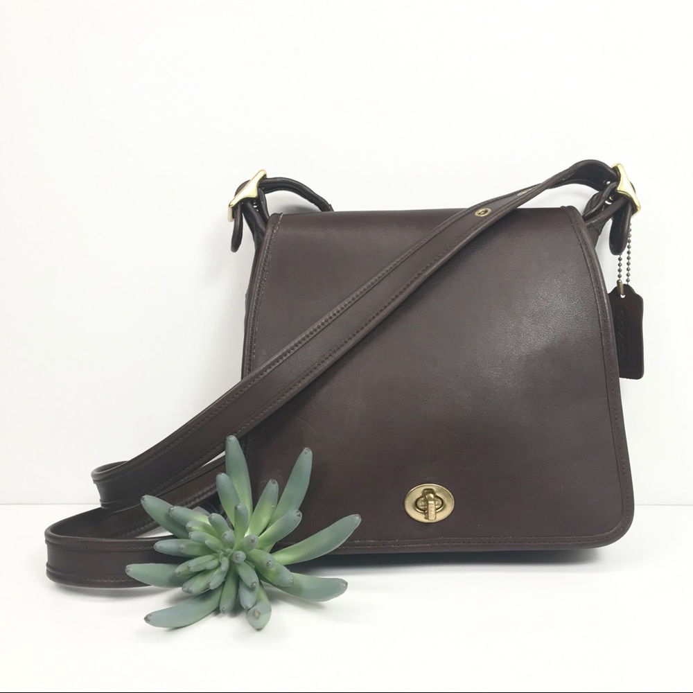 Vintage Coach Legacy Turnlock Companion Flap